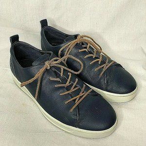 ECCO Men Soft Viii Sneaker Navy Blue Leather EU42